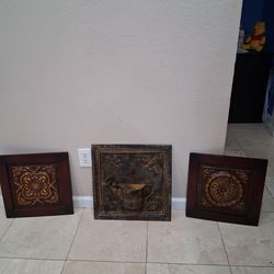 Set Of Decorative Wall art bee design