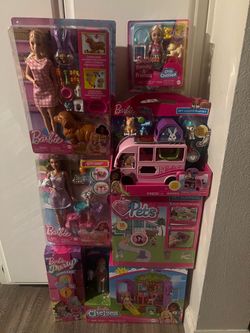 Barbie Chelsea Pets Toy Doll Playsets
