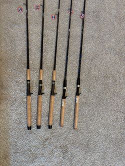 Bait casting rods