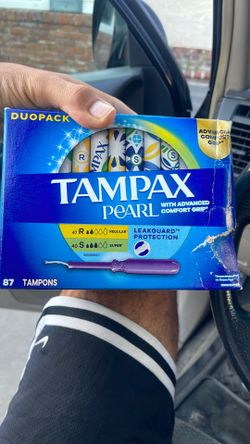 Tampax Pearl Tampons, Duopack, 87 Count