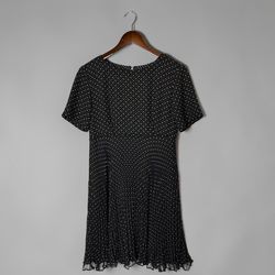 Vintage Black Polka Dot Dress