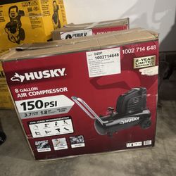  8 Gal. 150 PSI Portable Electric Oil-Free Horizontal Hotdog Air Compressor 