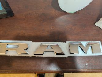 RAM1500 grill letters