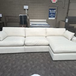 Light Cream White Feather Cloud Set