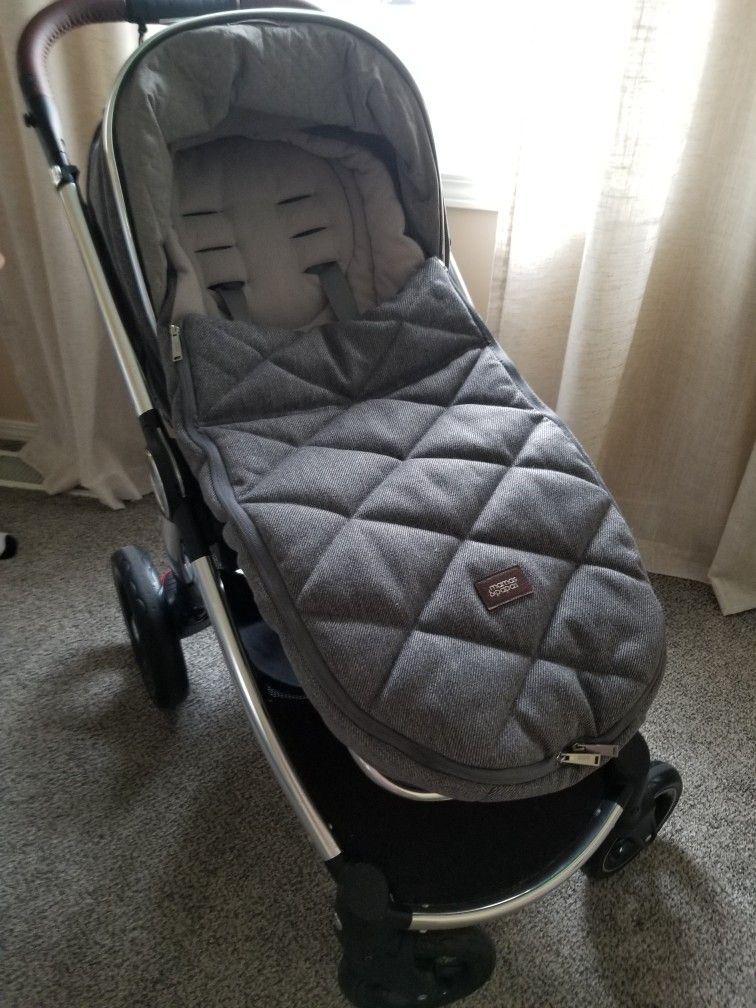 Mamas&Papas Stroller+winter Footmuff+bag