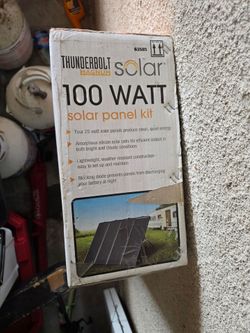 100 watt solar panel kit