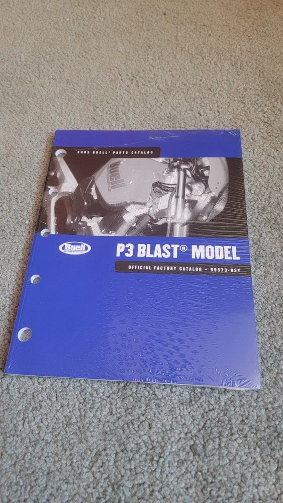 New 2005 Buell Blast P3 Parts Catalog