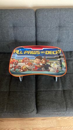 PAW PATROL CHILDREN'S MULTIPURPOSE SNACK ACTIVITY TRAY TABLE ALL PAWS ON DECK