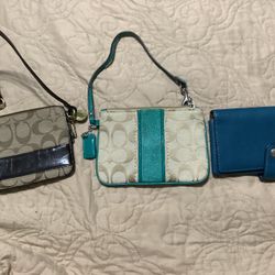 Three Coach Wallets