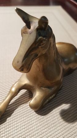 Small bronze horse