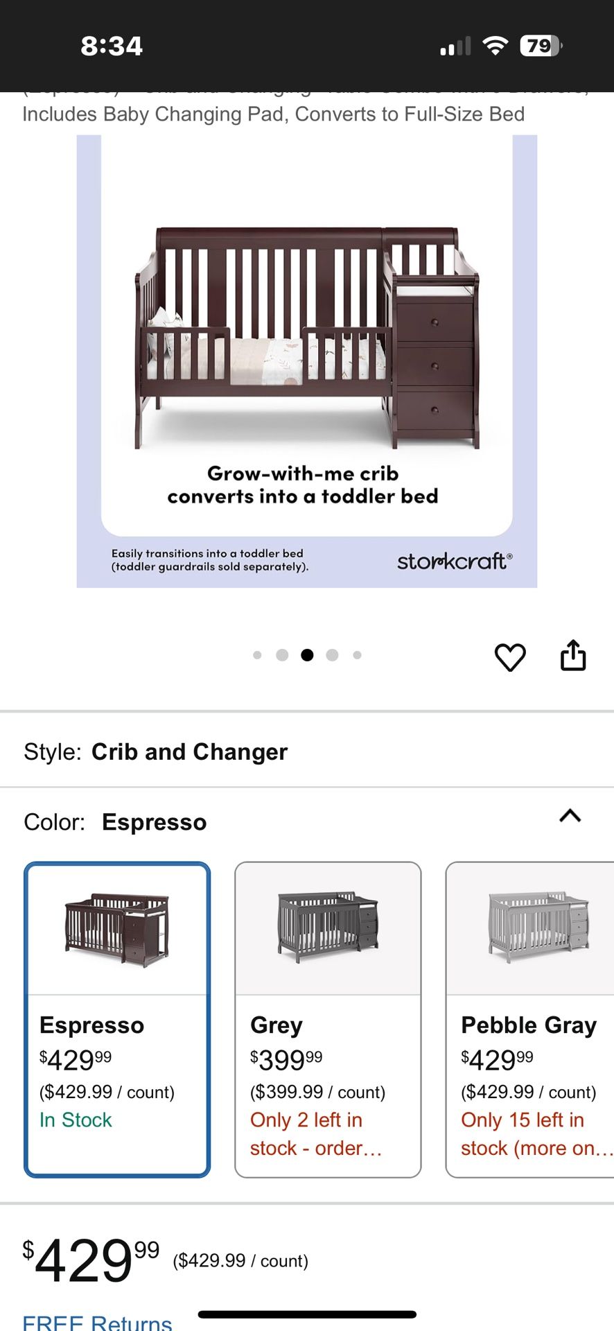 Delta Crib