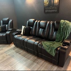 Recliners Cinema Sofa Couch 