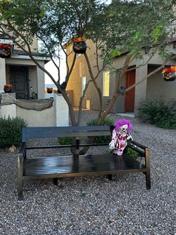 Outdoor Wood Bench