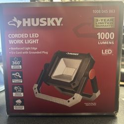 Husky Corded Led Work Light 1000 Lumens 