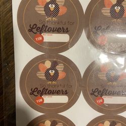 Thanksgiving Stickers 