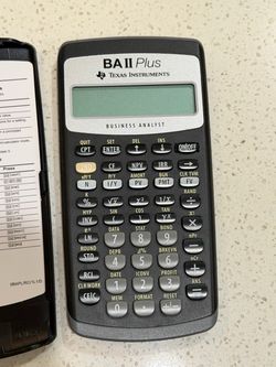 Texas Instruments BA II Plus Financial Calculator
