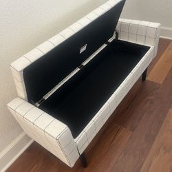 Modern Storage Ottoman Bench