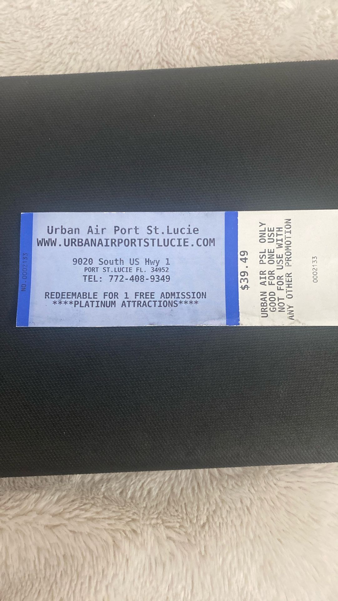 Urban Air Adventure Park admission ticket for one adult in Port St. Lucie