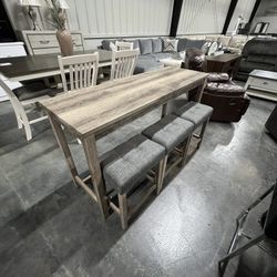 4 pc Counter-height bar set