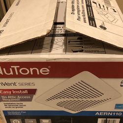 Broan-NuTone InVent Series 110 CFM Wall/Ceiling Installation Bathroom Exhaust Fan, ENERGY STAR*