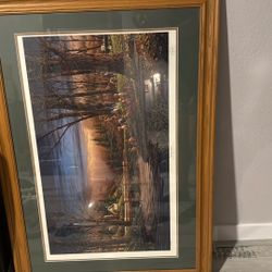 Spring fishing By Terry Redlin Framed Art
