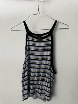 Rue21 Striped Ribbed Tank Top (XL)