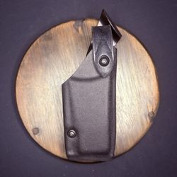 X26 Taser Holster Kydex, Right Hand, Push Button Locking Latch Holster (6004-64)