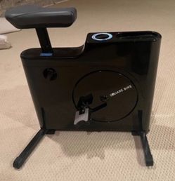 Square Bike Fold Up Compact Small Exercise Bike