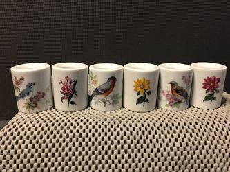 Set of 6 W.Germany Porcelain Candleholders