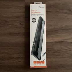 J5 Create USB-c Dual HDMI Docking Station