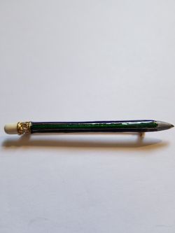 Pencil Pin/Brooch Purple and Green