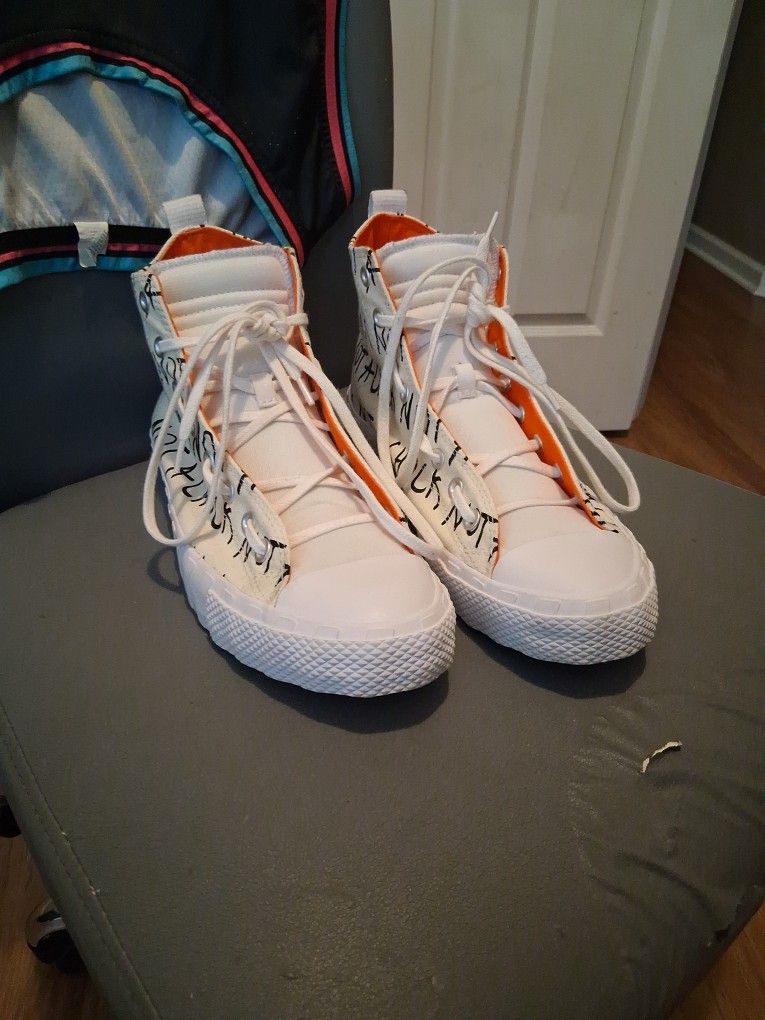 Converse “Not A Chuck” Men’s Size 11 – White/Orange – Lightly Used