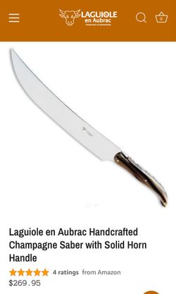 Laguiole en Aubrac Champagne Saber