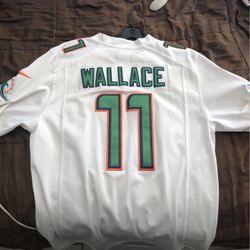White Mike Wallace Jersey 