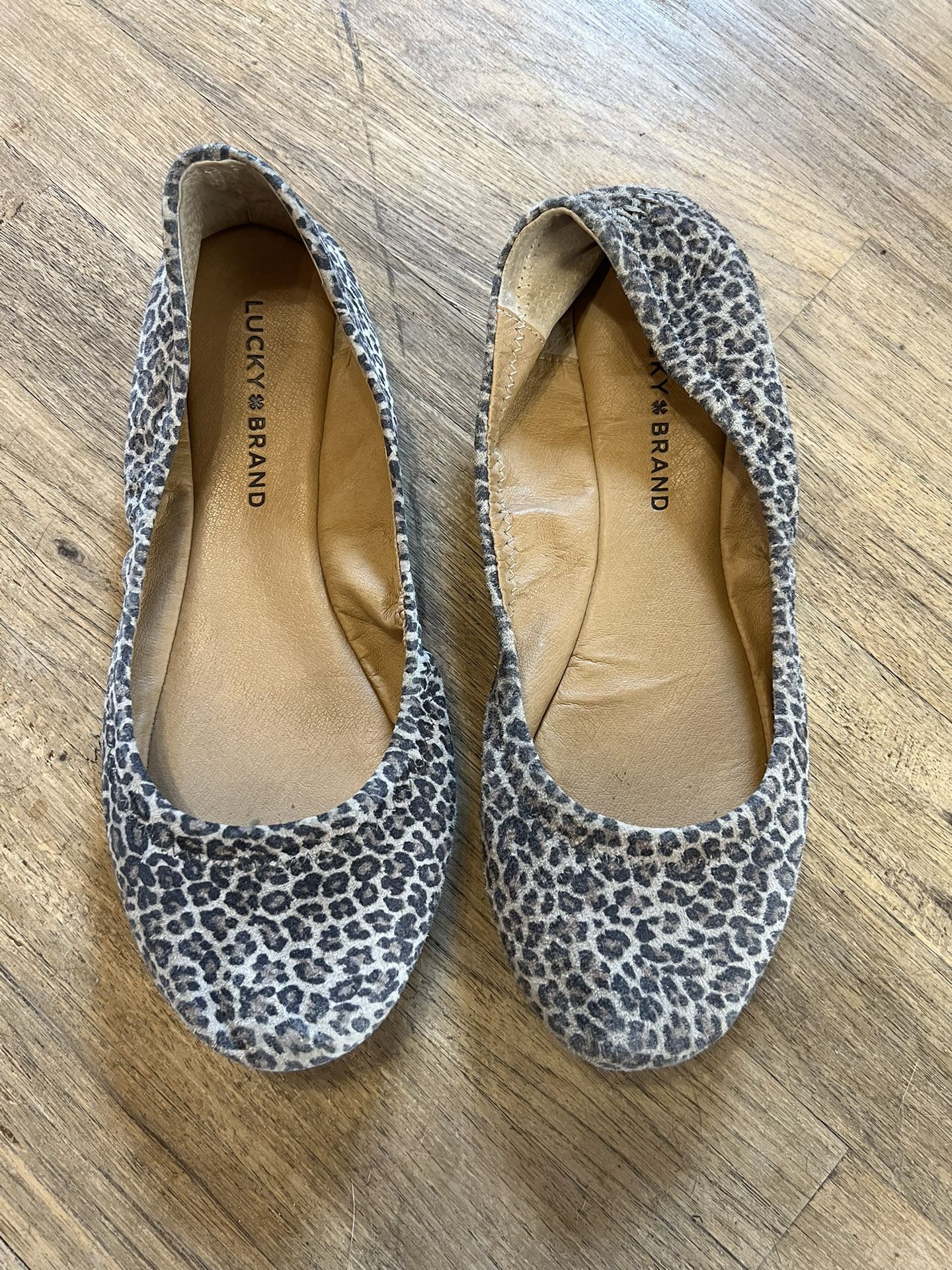Lucky Brand Animal Print Flats~ Size 7.5