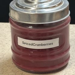Woodwick Candle In A Clear Container With Lid