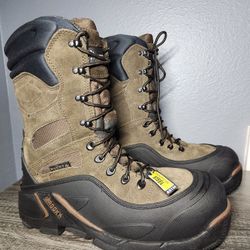 Rocky Blizzard Stalker Steel Toe Size 10 Waterproof 1200G Insulated Work Snow Boots