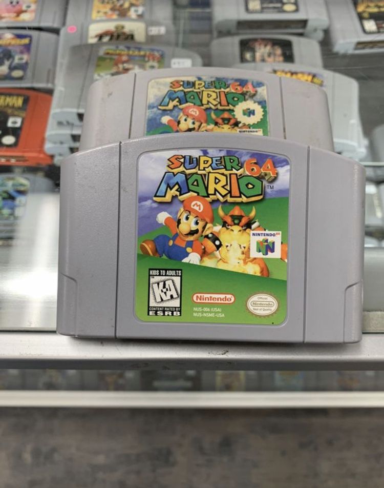 Super Mario 64 $45-$55 Each Gamehogs 11am-7pm