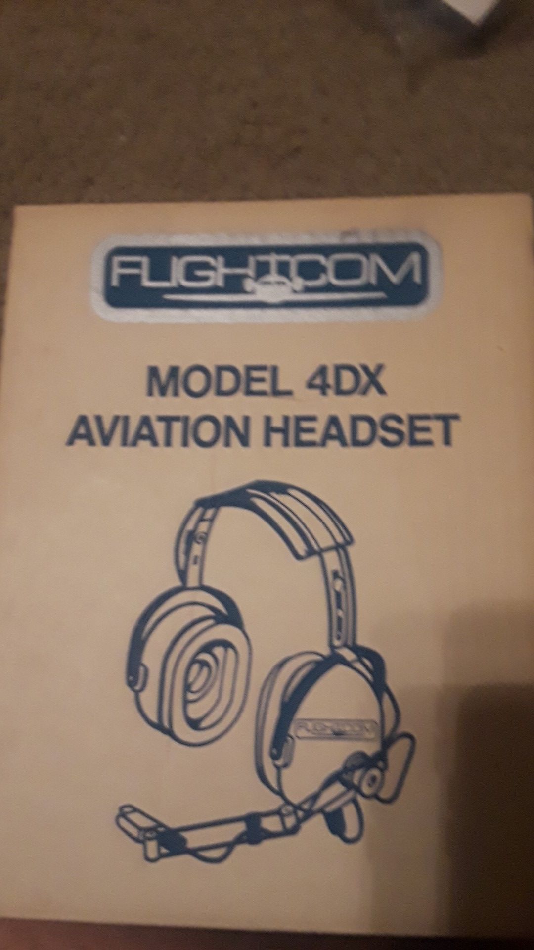 New model 4DX aviation headset