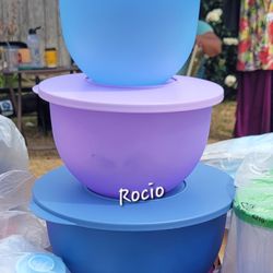 Tupperware Impressions Bowl Set Price Firm!