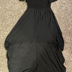 Juniors black dress- size M