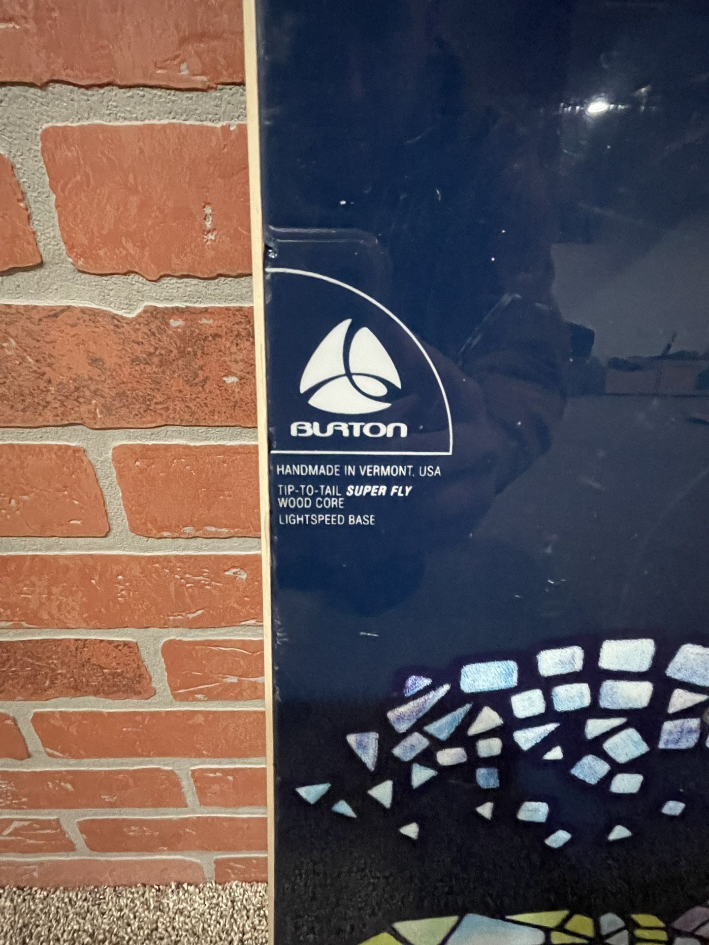 Wide Burton Snowboard