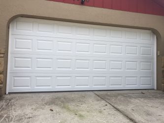 Garage door white