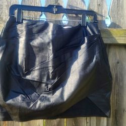 Luxxel Women's Faux Leather Skirt 