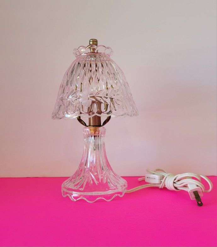 Princess House Led Crystal Lamp