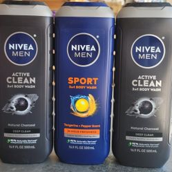 Nivea Men  Whole Bodywash Only 2 Left for $8)