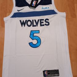 Anthony Edwards Minnesota Timberwolves White Jersey 