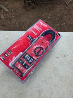 Milwaukee 600A clamp meter brand new $100 Firme no low  Ball pls pick up only área jersey village 77O41