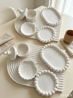 5pc handmade plaster decoration