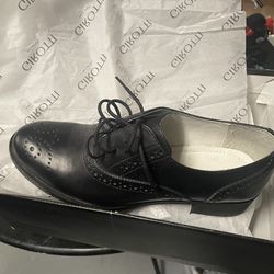 Grotto Custom Made Leather Women’s Oxfords 